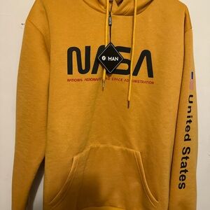 Forever Young Mustard NASA Hoodie